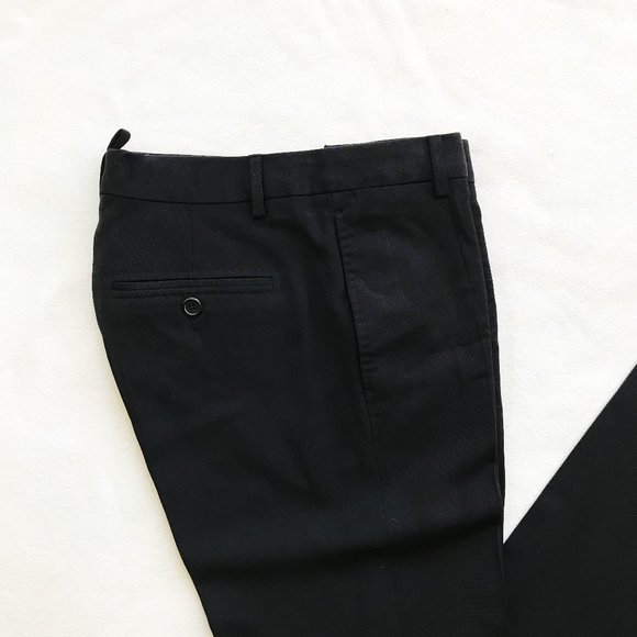 Dsquared2 Dsquared black wool trouser suit pants pink lining tapered skinny 40 - Picture 2 of 13